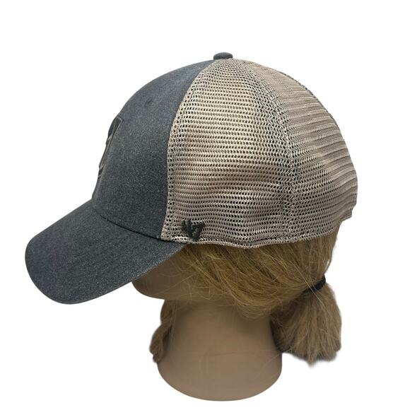 Vegas Golden Knights Hat 47 Brand Stretch Fit Men's Grey Mesh Back - Picture 3 of 9